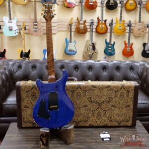 Paul Reed Smith Wood Library 10 Top Swamp Ash Custom 24 Roasted Maple Neck Cocobolo Board Violet Blue Burst - Image 9