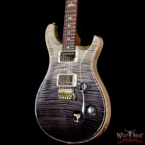 Paul Reed Smith Wood Library 10 Top Swamp Ash Custom 24 Roasted Maple Neck Cocobolo Board Gray Black Fade - Image 2