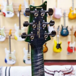 Paul Reed Smith PRS Wood Library 10 Top Custom 24 Floyd Rose Brazilian Rosewood Fingerboard Flame Maple Neck Charcoal Jade Burst - Image 10