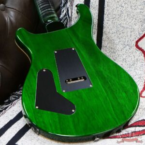 Paul Reed Smith PRS Wood Library 10 Top Custom 24 Floyd Rose Brazilian Rosewood Fingerboard Flame Maple Neck Charcoal Jade Burst - Image 11