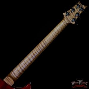 Paul Reed Smith PRS Wood Library 10 Top Custom 24 Floyd Rose Ebony Fingerboard Roasted Flame Maple Neck Charcoal Cherry Burst - Image 5