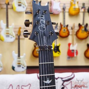 Paul Reed Smith PRS Wood Library 10 Top Custom 24 Floyd Rose Ebony Fingerboard Roasted Flame Maple Neck Charcoal Cherry Burst - Image 7