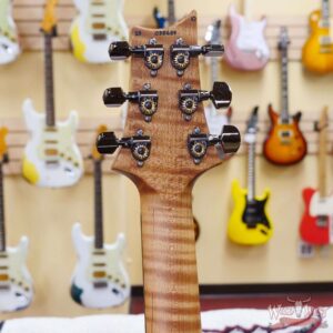 Paul Reed Smith PRS Wood Library 10 Top Custom 24 Floyd Rose Ebony Fingerboard Roasted Flame Maple Neck Charcoal Cherry Burst - Image 10