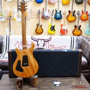 Paul Reed Smith PRS Wood Library 10 Top Custom 24 Floyd Rose Ebony Fingerboard Roasted Flame Maple Neck Eriza Verde - Image 9