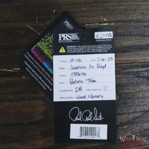 Paul Reed Smith PRS Wood Library 10 Top Custom 24 Floyd Rose Ebony Fingerboard Roasted Flame Maple Neck Eriza Verde - Image 12