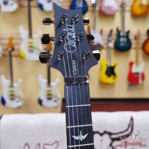 Paul Reed Smith PRS Wood Library 10 Top Custom 24 Floyd Rose Ebony Fingerboard Roasted Flame Maple Neck Violet Blue Burst - Image 7