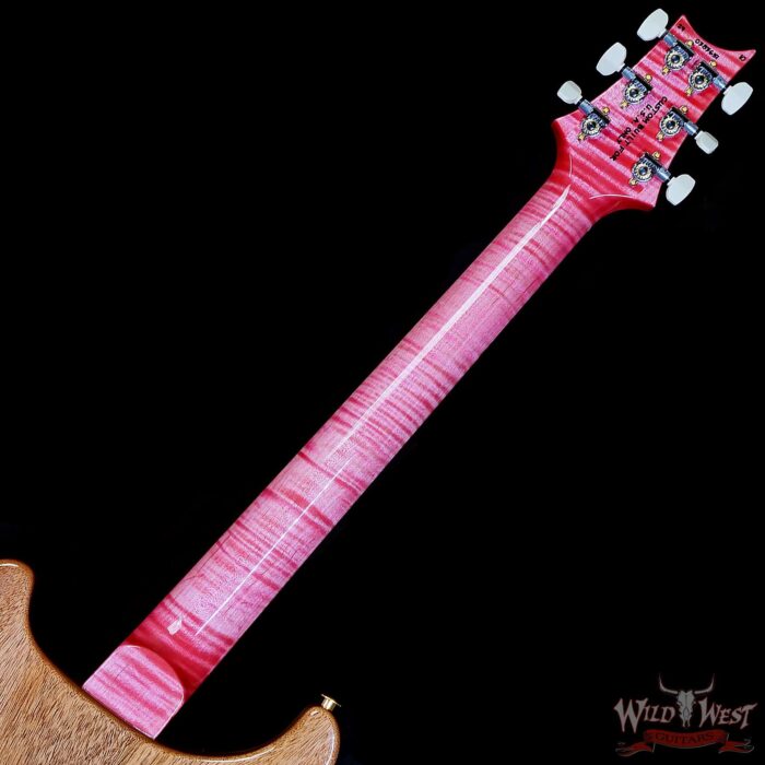 Paul Reed Smith PRS Wood Library 10 Top Modern Eagle V ME5 Flame Maple Neck Brazilian Rosewood Board Bonnie Pink 8.20 LBS (US Only / No International Shipping) - Image 5