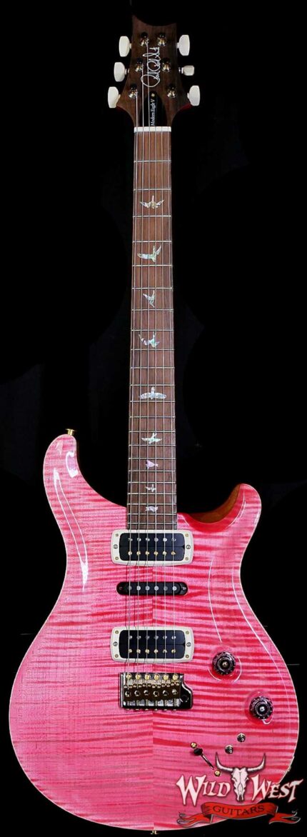 Paul Reed Smith PRS Wood Library 10 Top Modern Eagle V ME5 Flame Maple Neck Brazilian Rosewood Board Bonnie Pink 8.20 LBS (US Only / No International Shipping)