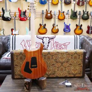 Paul Reed Smith PRS Wood Library 10 Top Custom 24 Flame Maple Neck Brazilian Rosewood Board Blue Fade - Image 9