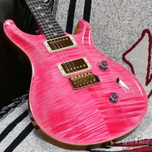 Paul Reed Smith PRS Wood Library 10 Top Custom 24 Flame Maple Neck Brazilian Rosewood Board Bonnie Pink - Image 8