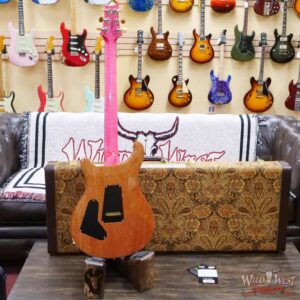 Paul Reed Smith PRS Wood Library 10 Top Custom 24 Flame Maple Neck Brazilian Rosewood Board Bonnie Pink - Image 9
