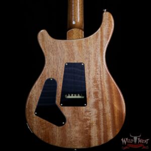 PRS Wood Library 10 Top Custom 24 Flame Maple Top Brazilian Rosewood Fingerboard Faded Blue Jean - Image 6