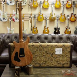 PRS Wood Library 10 Top Custom 24 Flame Maple Top Brazilian Rosewood Fingerboard Faded Blue Jean - Image 13