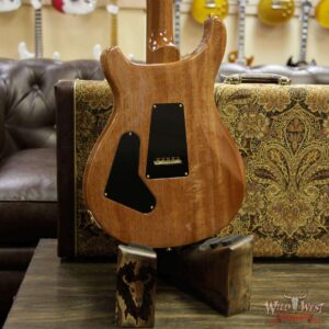 PRS Wood Library 10 Top Custom 24 Flame Maple Top Brazilian Rosewood Fingerboard Faded Blue Jean - Image 14
