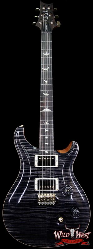 PRS Wood Library 10 Top Custom 24 Flame Maple Top Brazilian Rosewood Fingerboard Grey Black