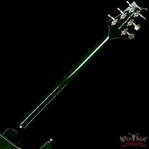 PRS Wood Library 10 Top Custom 24 Flame Maple Top Brazilian Rosewood Fingerboard Jade Burst - Image 10