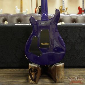 PRS Wood Library 10 Top Custom 24 Flame Maple Top Korina Neck with Cocobolo Board Violet Blue Burst - Image 14