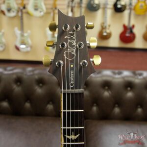 PRS Wood Library 10 Top Custom 24 Flame Maple Top Korina Neck with Cocobolo Board Violet Blue Burst - Image 9