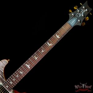 Paul Reed Smith Wood Library 10 Top Custom 24-08 Roasted Flame Maple Neck Brazilian Rosewood Board Grey Black Fade - Image 4