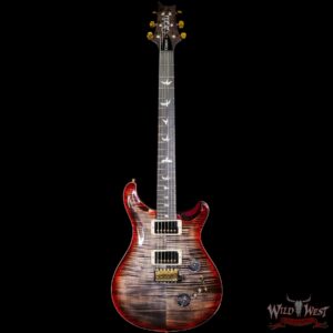 Paul Reed Smith PRS Wood Library 10 Top Custom 24-08 Brazilian Rosewood Board Charcoal Cherry Burst - Image 3