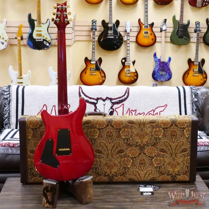 Paul Reed Smith PRS Wood Library 10 Top Custom 24-08 Brazilian Rosewood Board Charcoal Cherry Burst - Image 8