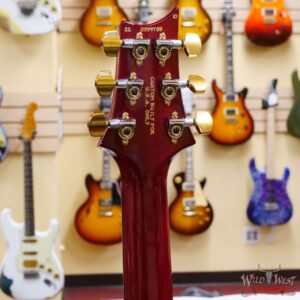 Paul Reed Smith PRS Wood Library 10 Top Custom 24-08 Brazilian Rosewood Board Charcoal Cherry Burst - Image 9