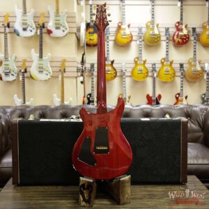 PRS Wood Library 10 Top Custom 24-08 Flame Maple Top Brazilian Rosewood Board Blood Orange - Image 15