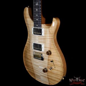 PRS Wood Library 10 Top Custom 24-08 Flame Maple Top Brazilian Rosewood Fingerboard Natural - Image 2
