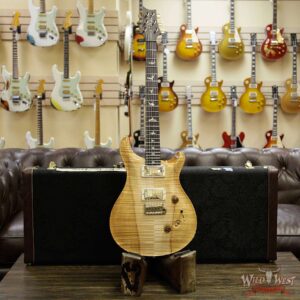 PRS Wood Library 10 Top Custom 24-08 Flame Maple Top Brazilian Rosewood Fingerboard Natural - Image 11