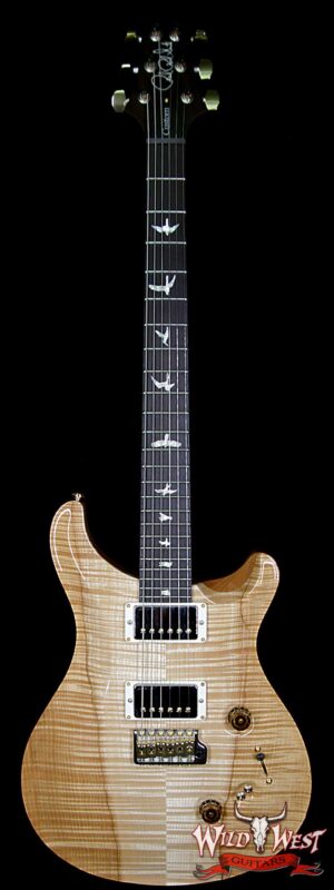 PRS Wood Library 10 Top Custom 24-08 Flame Maple Top Brazilian Rosewood Fingerboard Natural