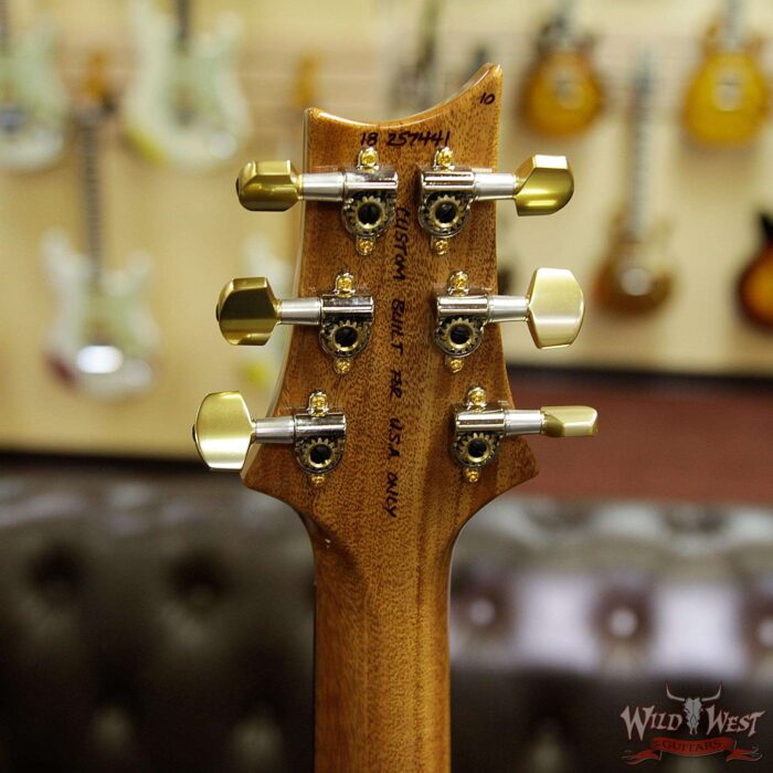 PRS Wood Library 10 Top Custom 24-08 Flame Maple Top Brazilian Rosewood Fingerborad Violet - Image 13