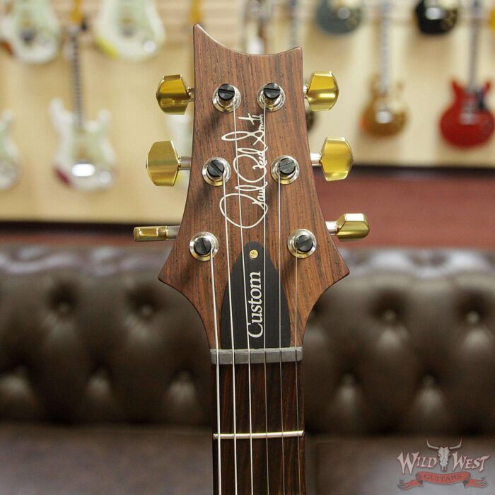 PRS Wood Library 10 Top Custom 24-08 Flame Maple Top Cocobolo Fingerboard Blood Orange - Image 9