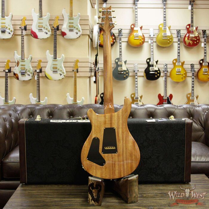 PRS Wood Library 10 Top Custom 24-08 Flame Maple Top Cocobolo Fingerboard Blue Fade - Image 15