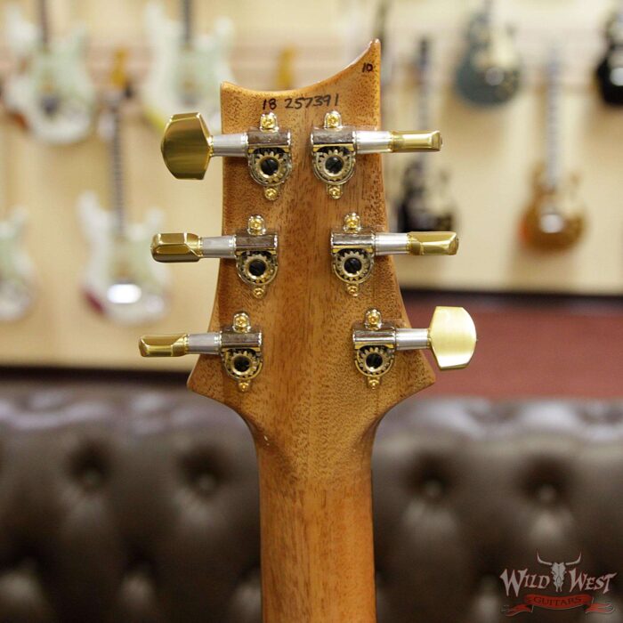 PRS Wood Library 10 Top Custom 24-08 Flame Maple Top Cocobolo Fingerboard Blue Fade - Image 13