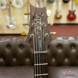 PRS Wood Library 10 Top Custom 24-08 Flame Maple Top Cocobolo Fingerboard Blue Fade - Image 9