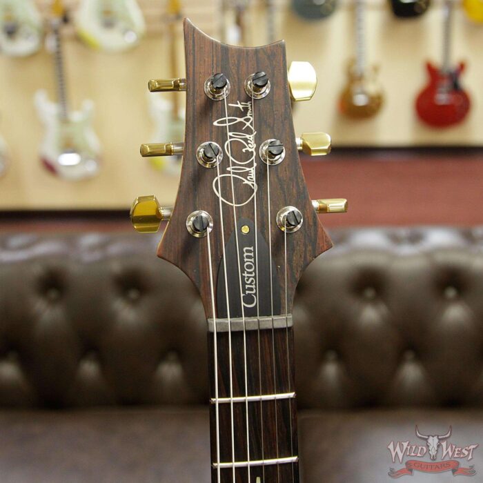 PRS Wood Library 10 Top Custom 24-08 Flame Maple Top Cocobolo Fingerboard Blue Fade - Image 9