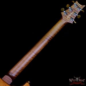 Paul Reed Smith Wood Library 10 Top Custom 24-08 Roasted Flame Maple Neck Brazilian Rosewood Board Blue Fade - Image 5