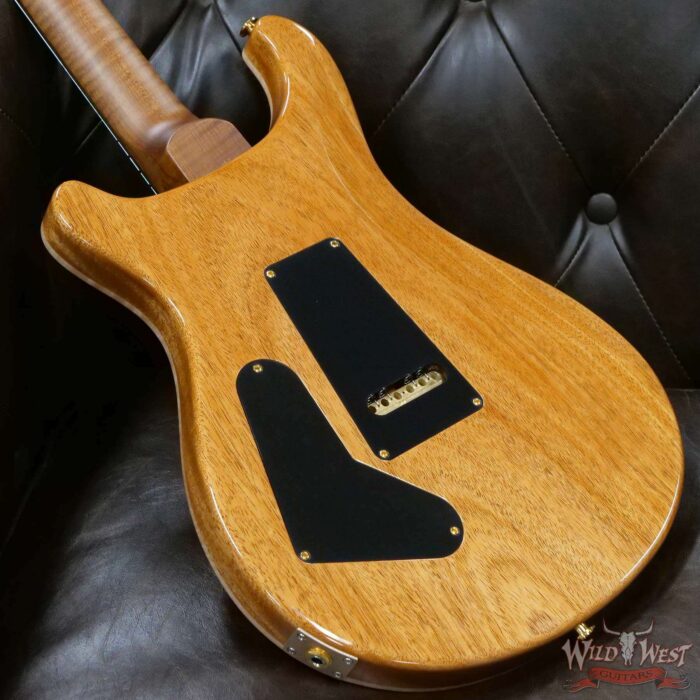 Paul Reed Smith Wood Library 10 Top Custom 24-08 Roasted Flame Maple Neck Brazilian Rosewood Board Blue Fade - Image 11