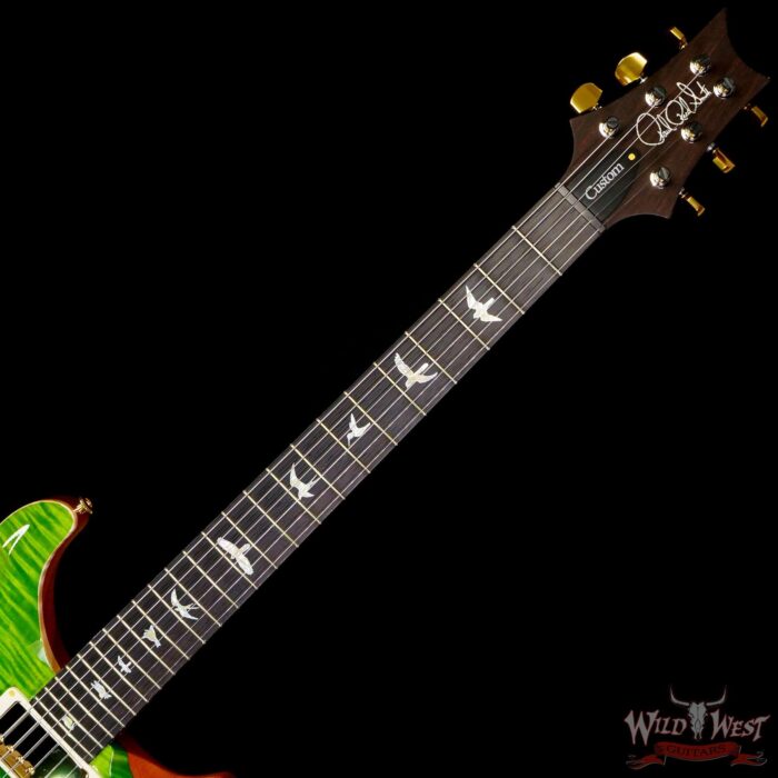 Paul Reed Smith PRS Wood Library 10 Top Custom 24-08 Brazilian Rosewood Board Green Fade - Image 4