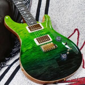 Paul Reed Smith PRS Wood Library 10 Top Custom 24-08 Brazilian Rosewood Board Green Fade - Image 8