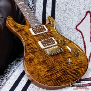 Paul Reed Smith PRS Wood Library 10 Top Custom 24 Brazilian Rosewood Fingerboard Yellow Tiger 7.50 LBS (US Only / No International Shipping) - Image 8