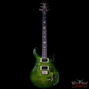 PRS Wood Library 10 Top Custom 24 Flame Maple Top Brazilian Rosewood Fretboard Jade Burst - Image 3
