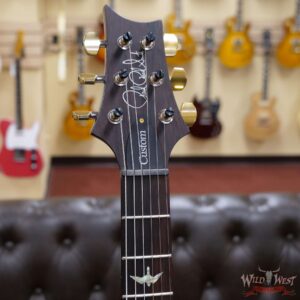 Paul Reed Smith PRS Wood Library 10 Top Custom 24 Flame Maple Top Brazilian Rosewood Board Black Gold Burst - Image 6