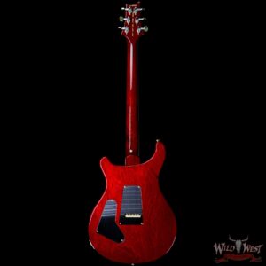 PRS Wood Library 10 Top Custom 24 Flame Maple Top Brazilian Rosewood Fingerboard Charcoal Cherry Burst - Image 5