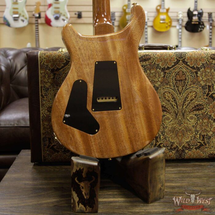 PRS Wood Library 10 Top Custom 24 Fatback Flame Maple Top Brazilian Rosewood Fingerboard Grey Black - Image 14