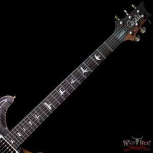 PRS Wood Library 10 Top Custom 24 Fatback Flame Maple Top Brazilian Rosewood Fingerboard Grey Black - Image 8
