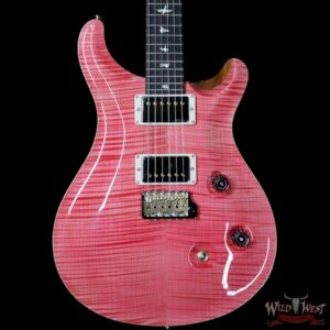 PRS Wood Library 10 Top Custom 24 Fatback Flame Top Brazilian Rosewood Fingerboard Bonnie Pink - Image 3
