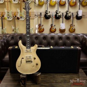 PRS Wood Library 10 Top Custom 24 Semi Hollow Flame Maple Top & Neck Brazilian Rosewood Natural - Image 12