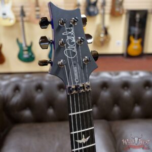 PRS Wood Library 10 Top Custom 24 Floyd Rose Ebony Fingerboard AAA Flame Maple Neck Violet Blue Burst - Image 7