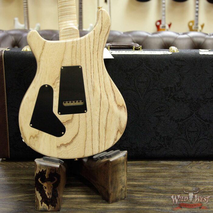 2017 PRS Wood Library 10 Top Custom 24 Semi-Hollow Flame Maple Top & Neck Cocobolo Fretboard Natural - Image 14